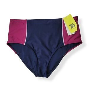 All in Motion Color Block Medium Coverage Bikini Bottom Medium 8-10